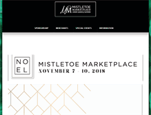 Tablet Screenshot of mistletoemarketplace.com
